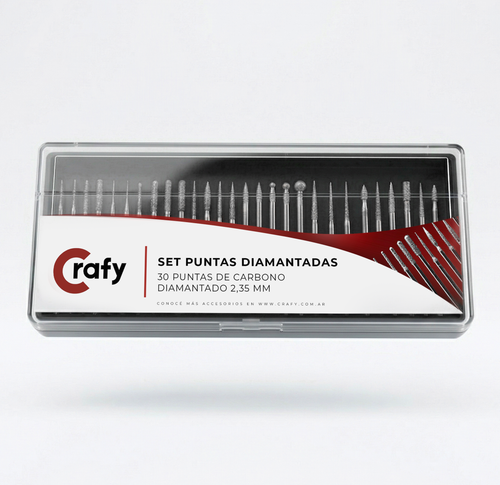 Set 30 puntas diamantadas