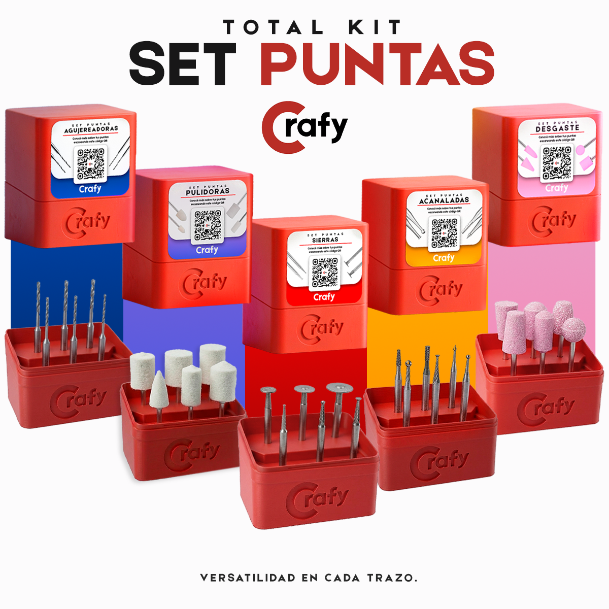 Kit 5 Sets De Puntas