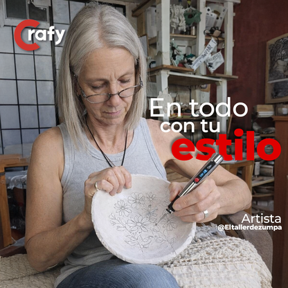 Lápiz Grabador + 30 puntas GRATIS - Crafy®
