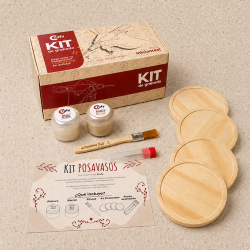 Kit de Grabado Posavasos