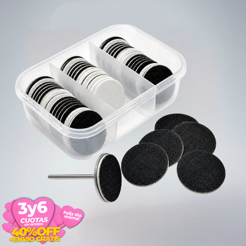 Set Lijadoras planas 75 lijas