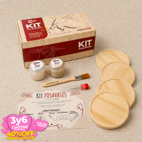 Kit de Grabado Posavasos