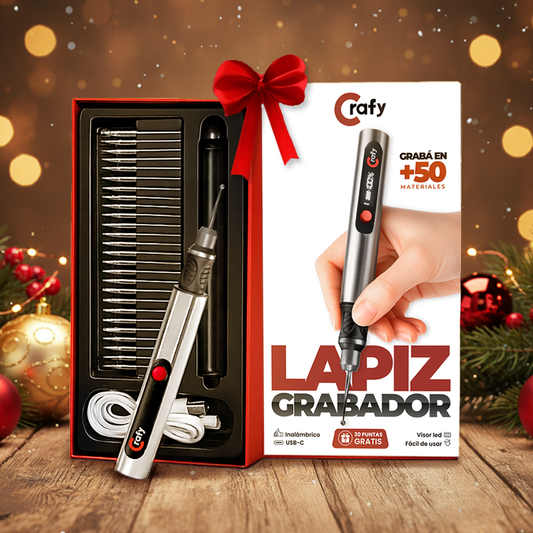 Lápiz Grabador + 30 puntas GRATIS - Crafy®