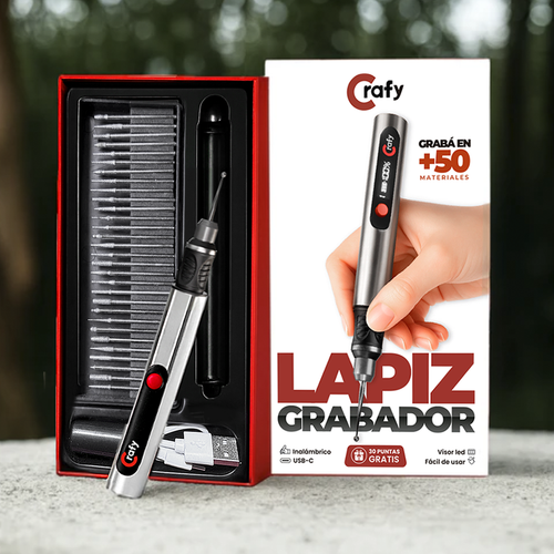 Lápiz Grabador + 30 puntas GRATIS - Crafy®