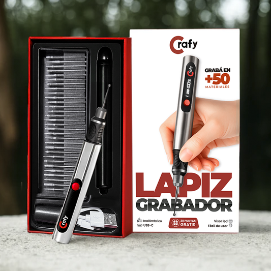 Lápiz Grabador + 30 puntas GRATIS - Crafy®