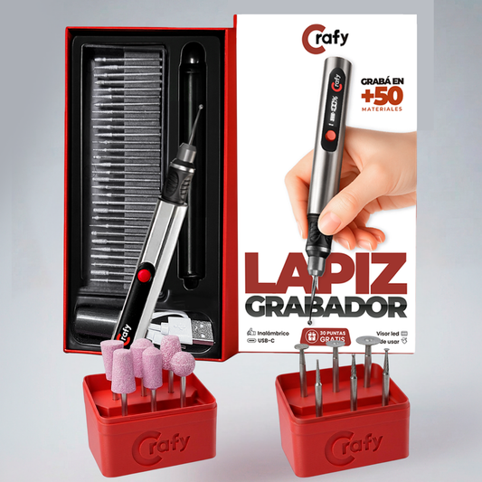 Lápiz Grabador + Set Sierras + Set Desgaste - Crafy®